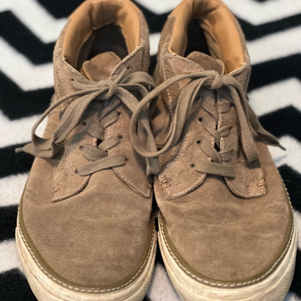 Express suede high top tennis shoes